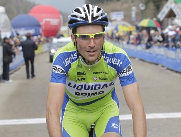 Ivan Basso (Liquigas-Doimo) after stage four of the Giro del Trentino