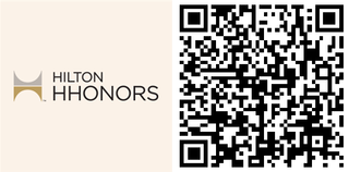 Hilton HHonors QR code for download