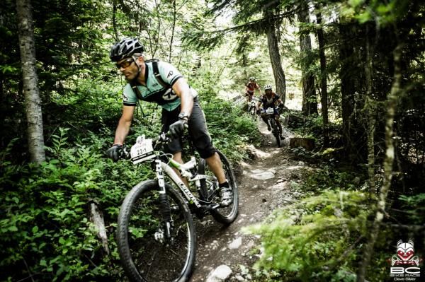 Oscar Balsalobre Vila (Switzerland) on his second trip to the BC Bike Race.