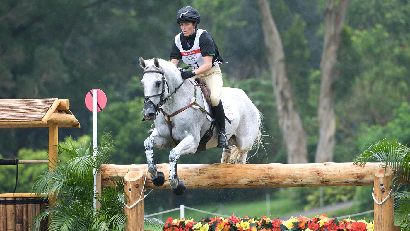 Caroline and Lenamore at the 2008 Hong Kong Olympics
