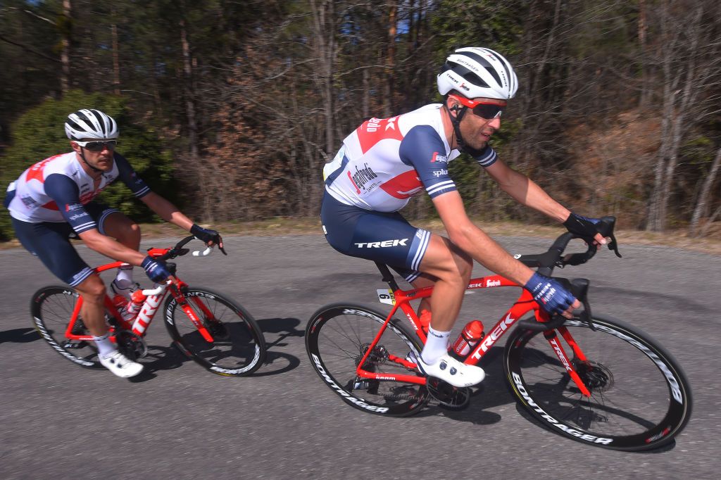 Vincenzo Nibali (Trek-Segafredo) on the final stage of the 2020 Paris-Nice