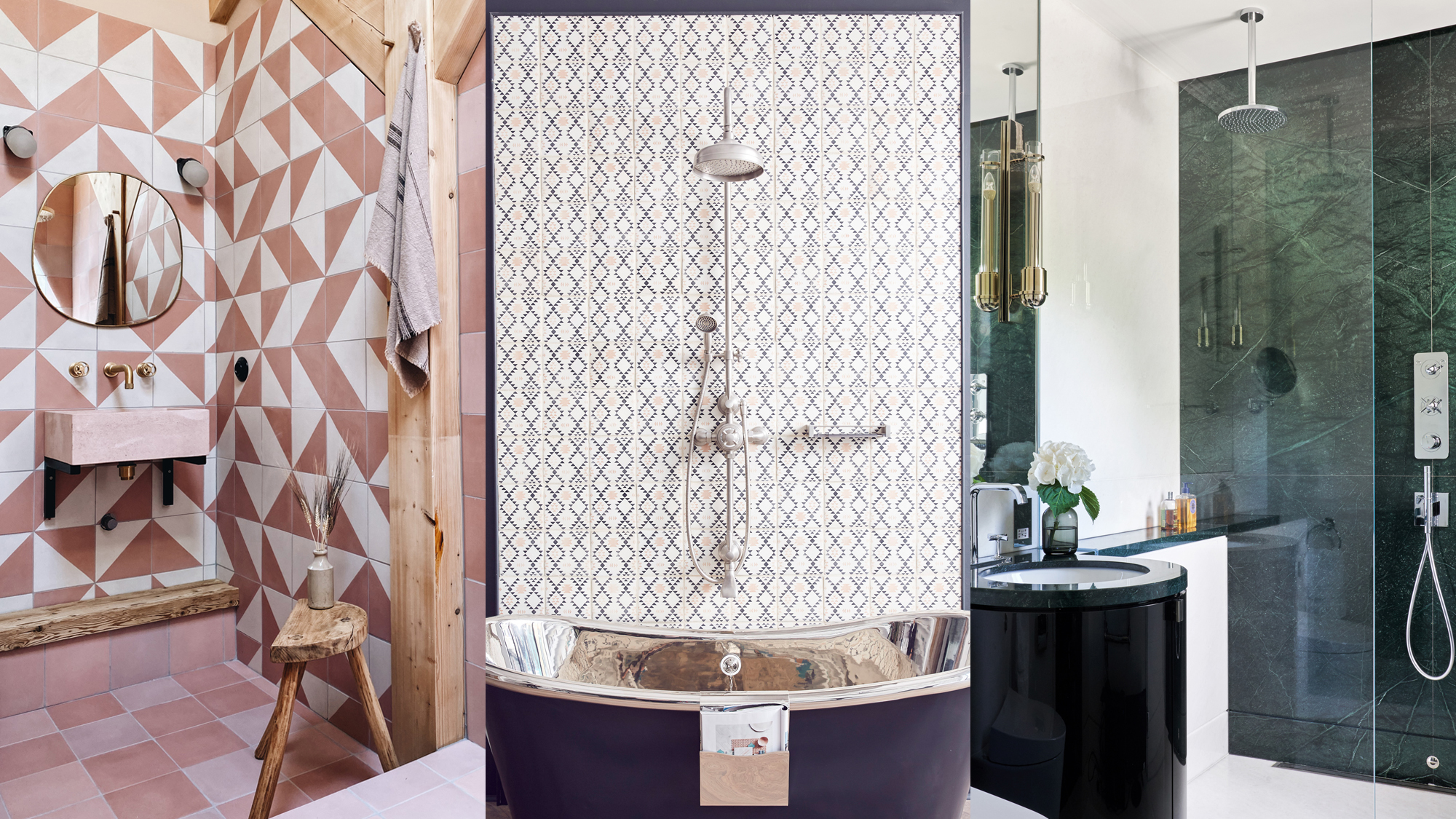 15 Shower Tile Ideas Homes Gardens, Bathroom Tile Idea