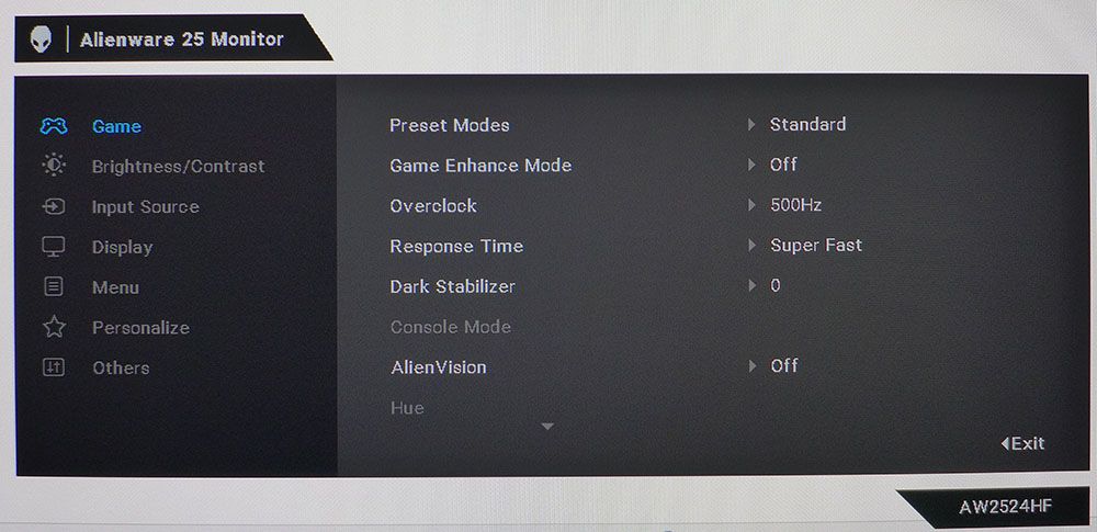 Alienware AW2524HF