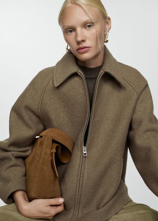 Pocketed Wool-Blend Jacket - Women | Mango United Kingdom