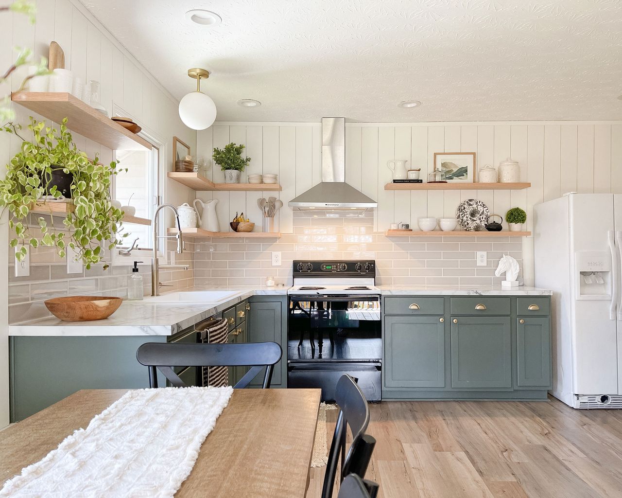 DIY fans give dated kitchen a Studio McGee-style kitchen makeover