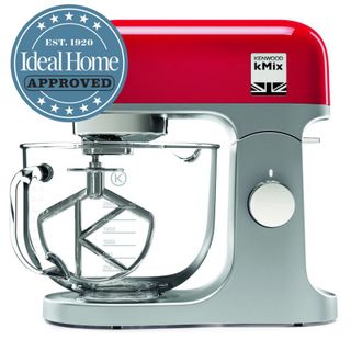 Kenwood red kMix KMX750 with approved Ideal Home logo