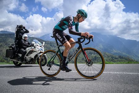 Russian rider Aleksandr Vlasov competes in the final stage a 158 km time trial Aigle to VillarssurOllon at the Tour de Romandie UCI World Tour 2022 cycling race in VillarssurOllon western Switzerland on May 1 2022 Photo by Fabrice COFFRINI AFP Photo by FABRICE COFFRINIAFP via Getty Images
