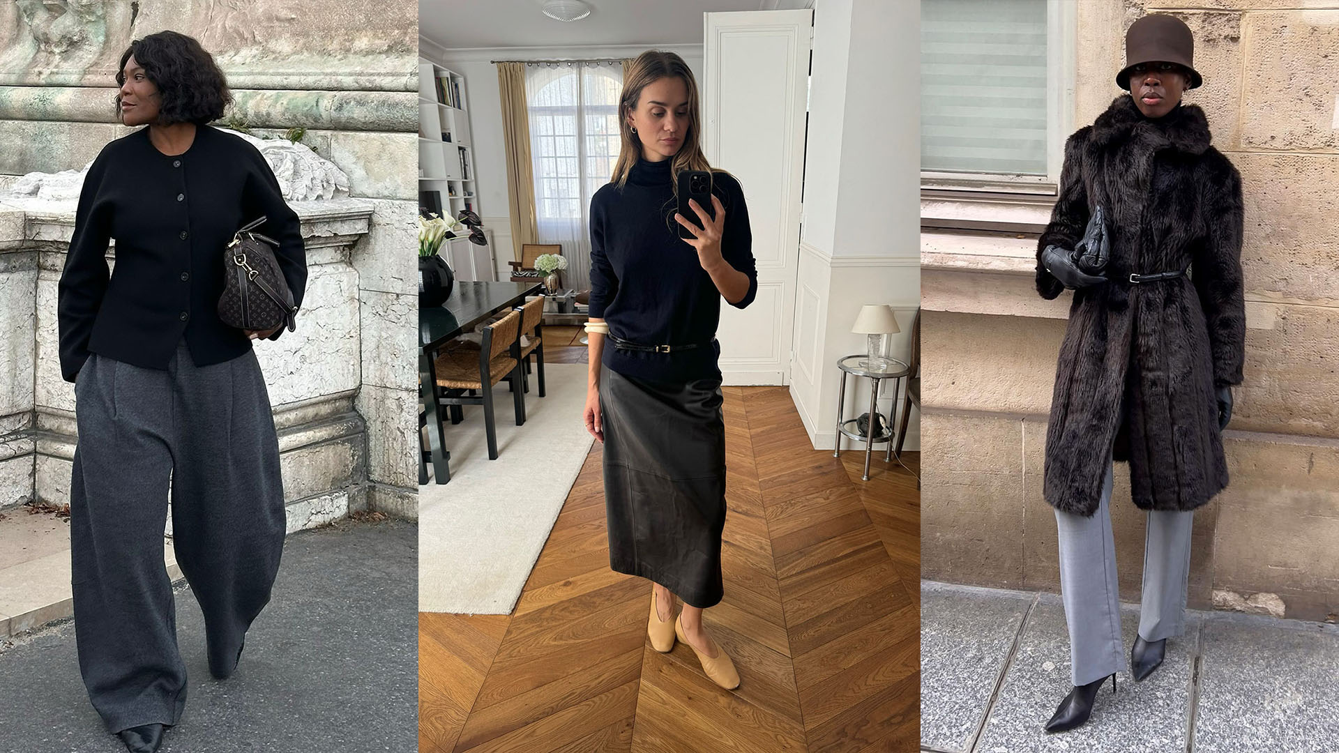 women wearing parisian clothing trends 