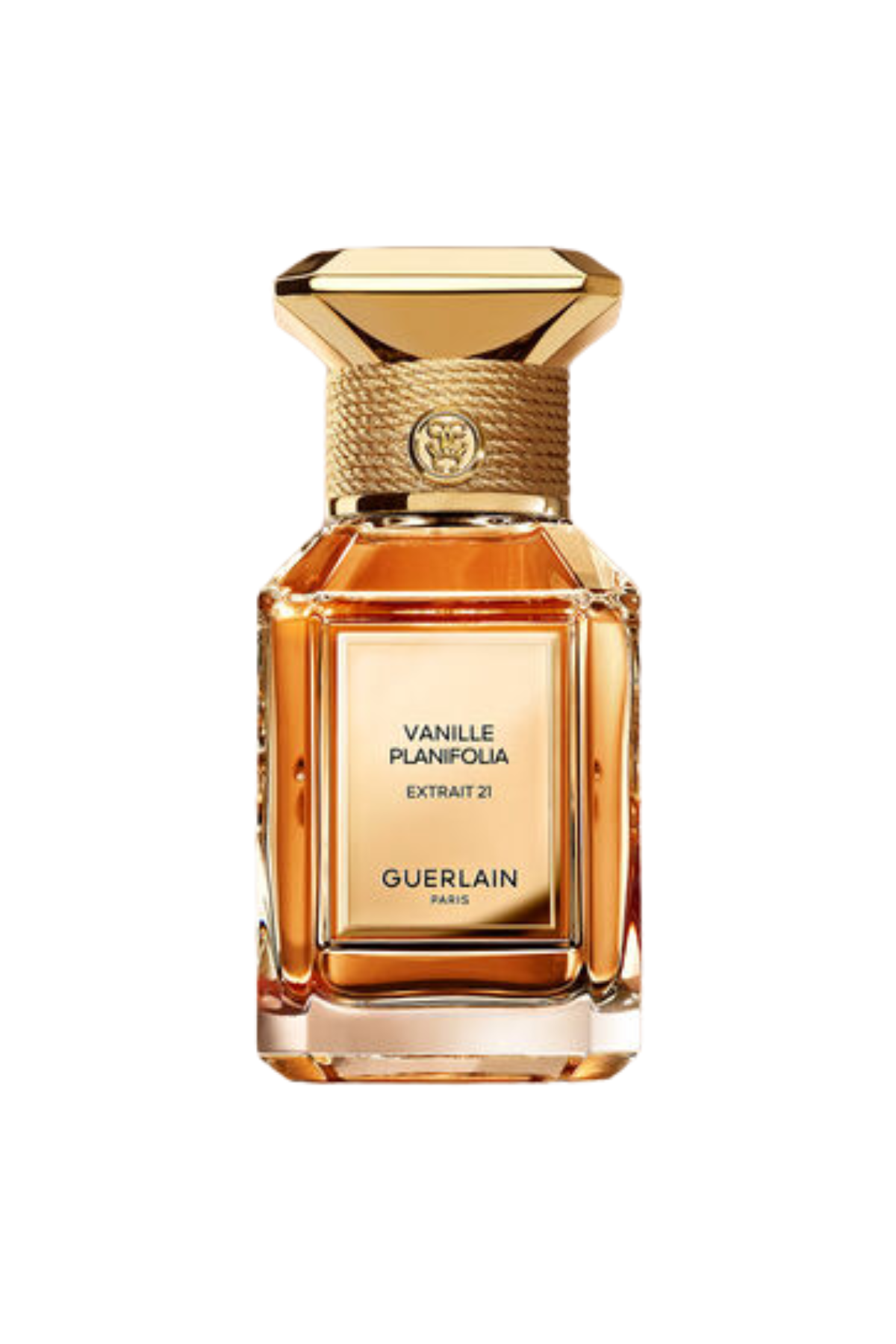 A bottle of GUERLAIN fragrance.