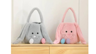 Long Ear Bunny Fur Baskets, one of the best Easter baskets for 2022