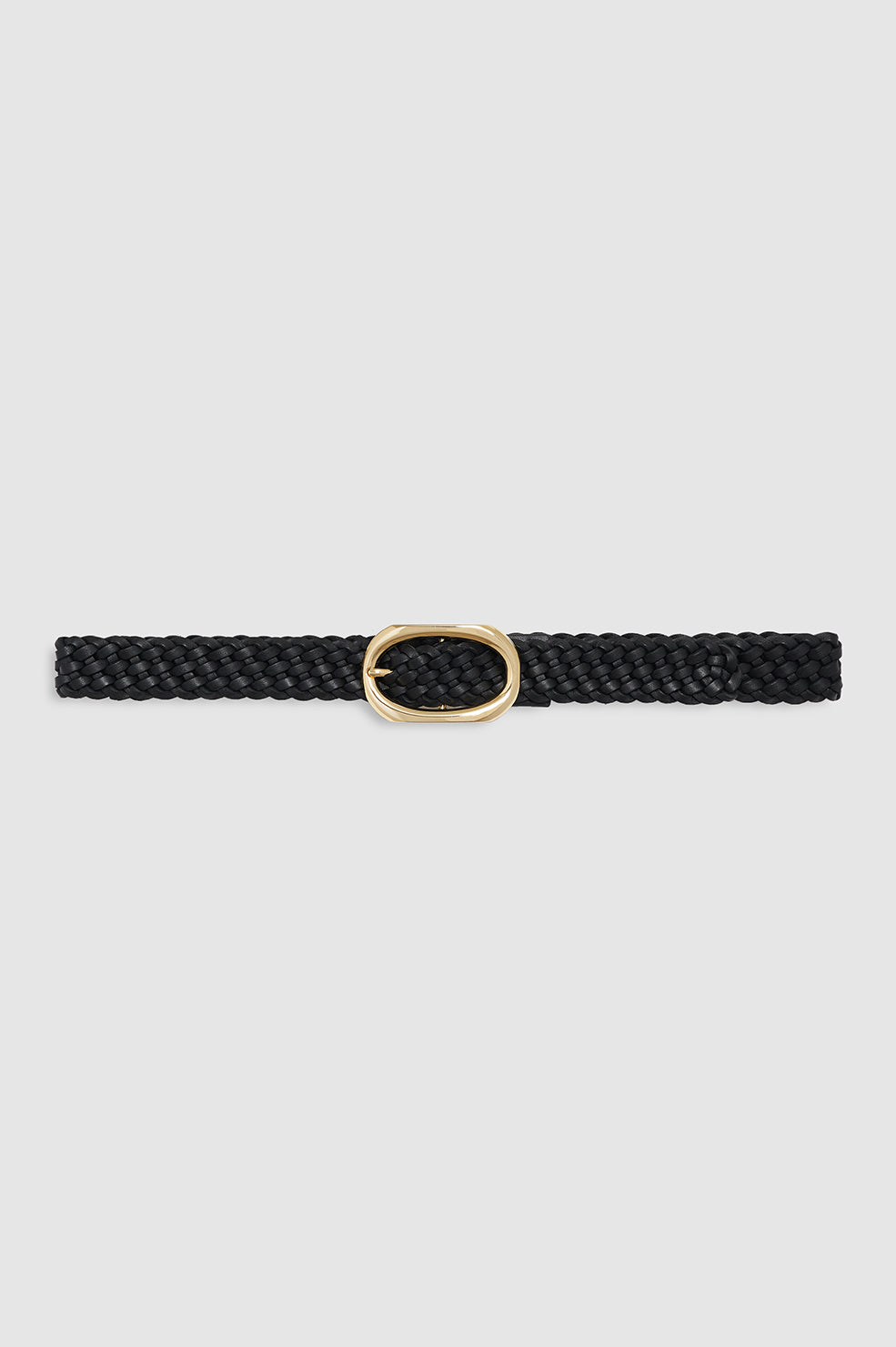 Signature Link Belt Braided - Black