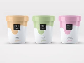 Pastel-coloured packaging