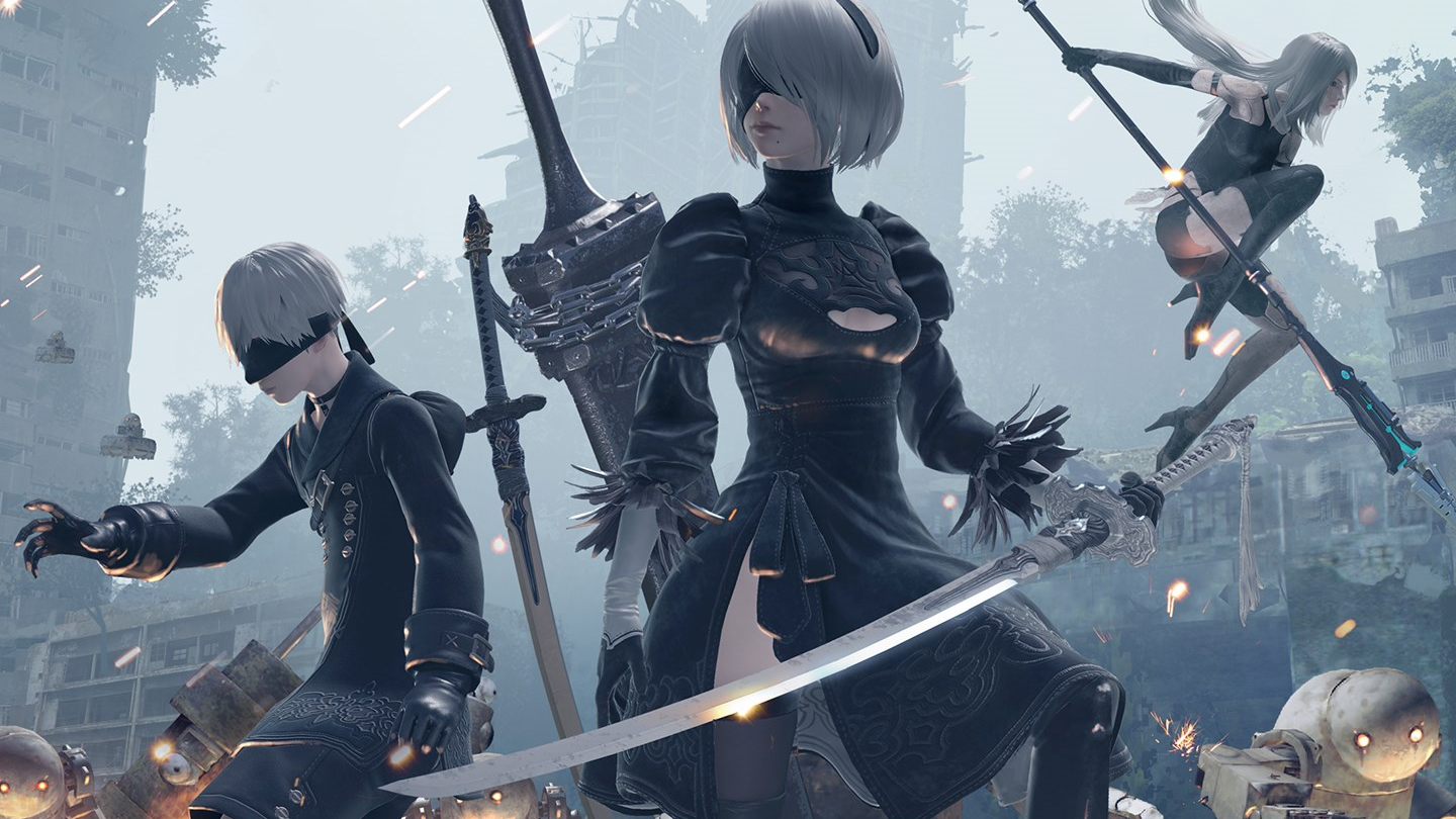 Nier Automata's 2B and 9S. 