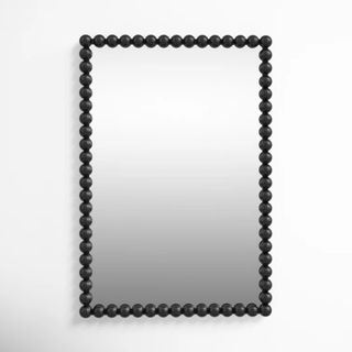 wayfair black bobbin mirror