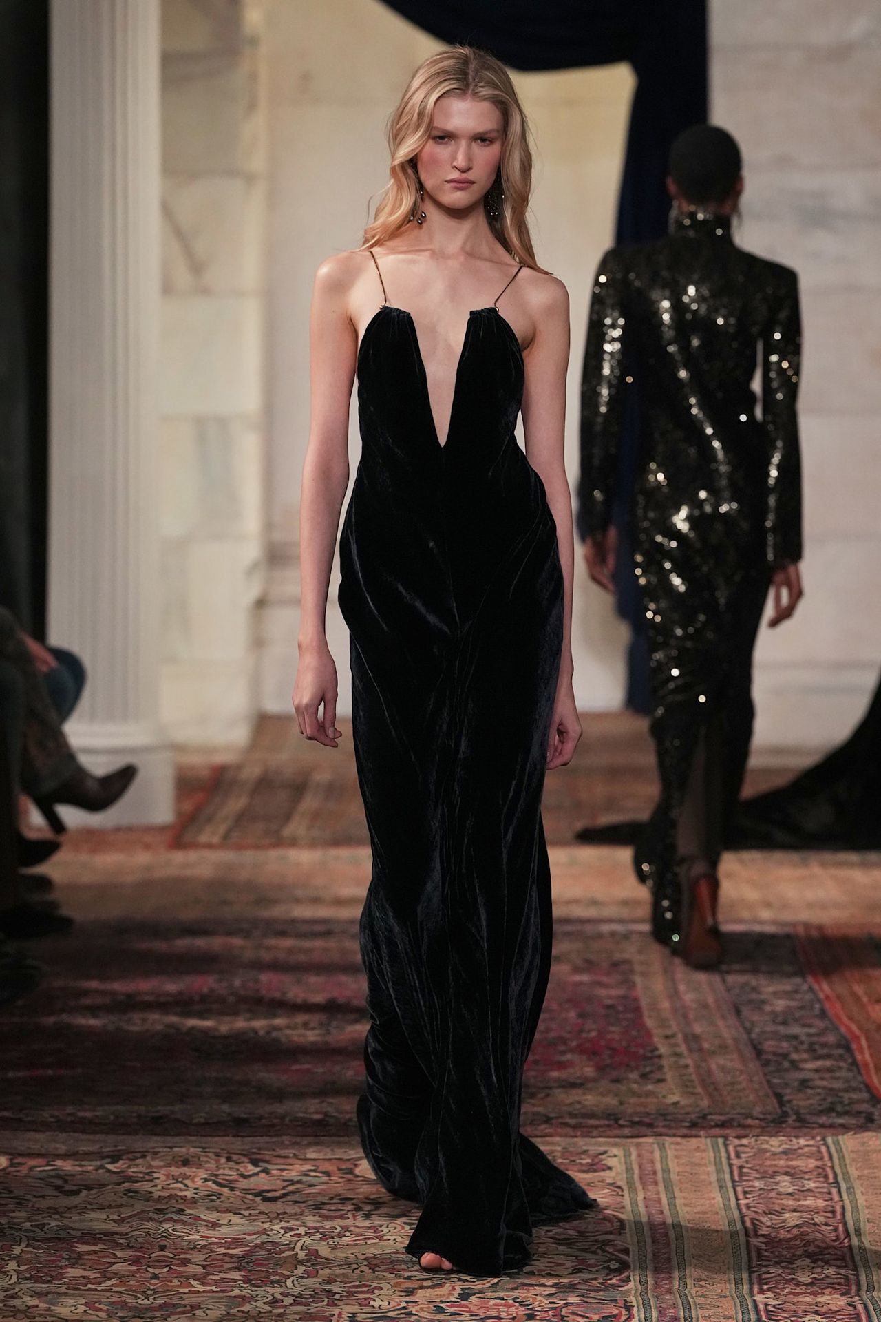 models walk the Ralph Lauren Fall 2026 runway