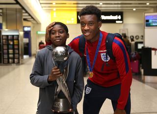 Callum Hudson-Odoi was part of the England Under-17s squad that won the World Cup