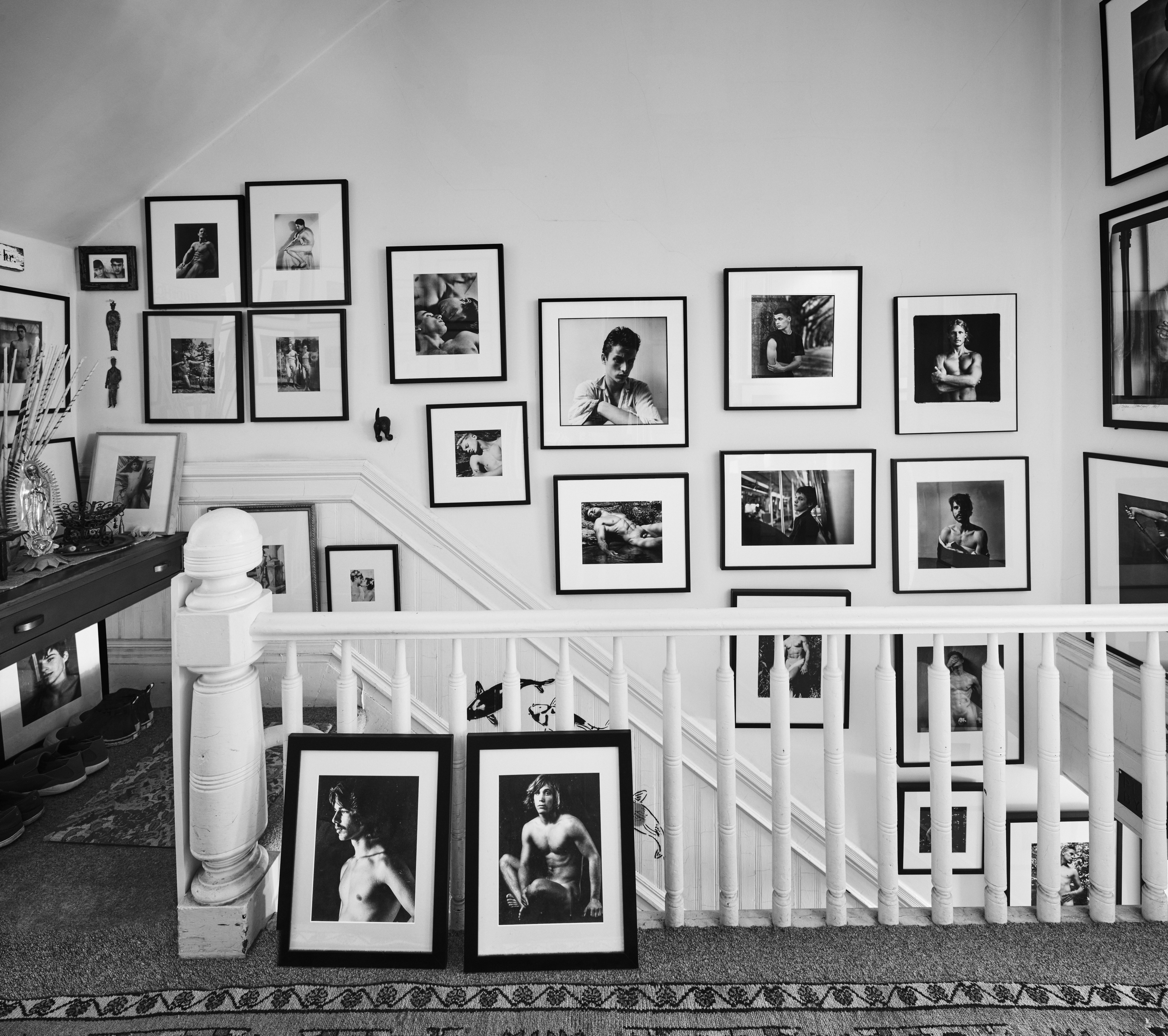 Ron Zuckerman San Francisco Apartment with a collection of nudes