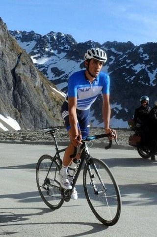 Alberto Contador was shooting a commerical for a mattress company on the Tourmalet