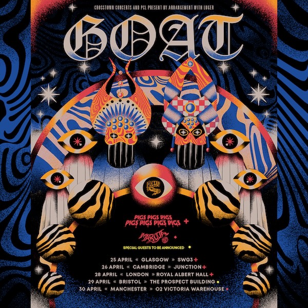 GOAT UK tour poster