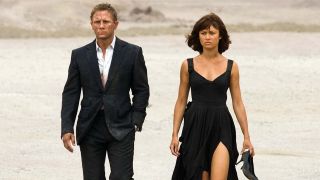 Daniel Craig and Olga Kurylenko as James Bond and Camille Montes in Quantum of Solace