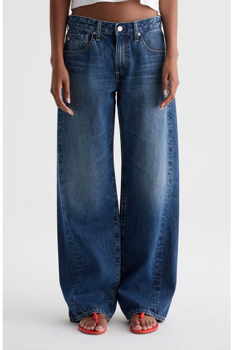 Adria Low Rise Wide Leg Jeans