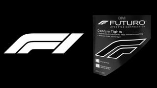 Similar logos: Formula 1 and 3M's Futuro tights