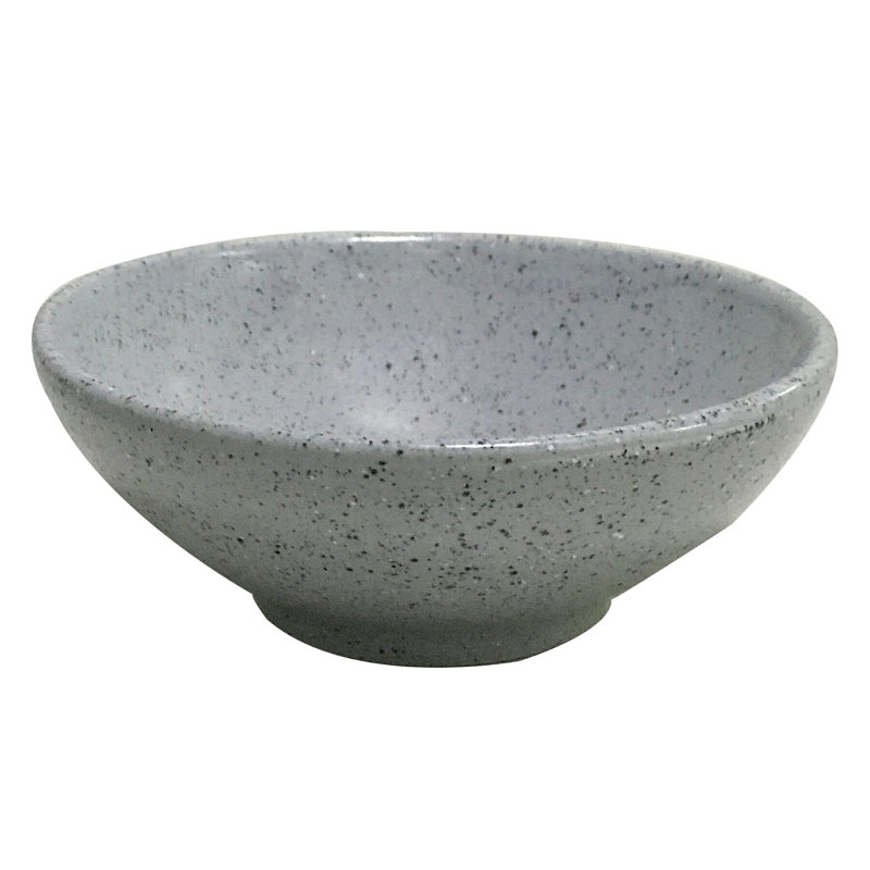 G.e.t. High-Strength Porcelain Snack Bowl, 2.7 Ounce, Gray (set of 12) | Wayfair