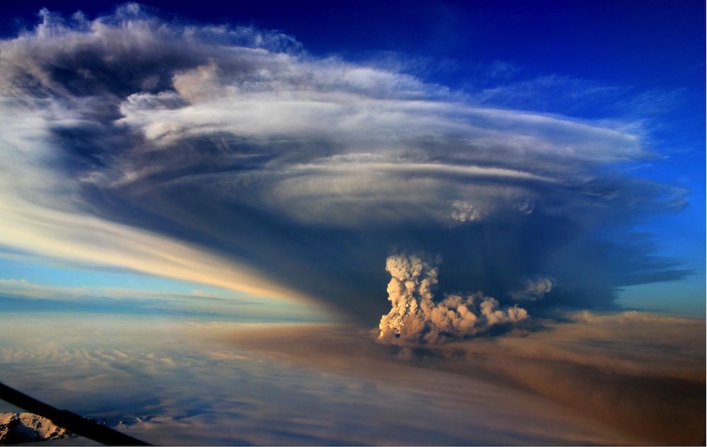 Ash plume erupted by Iceland&#039;s Grimsvotn volcano