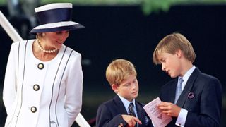 Sausages Harry William - Prince Harry and Prince William with Princess Diana