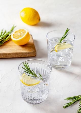 Water with lemon