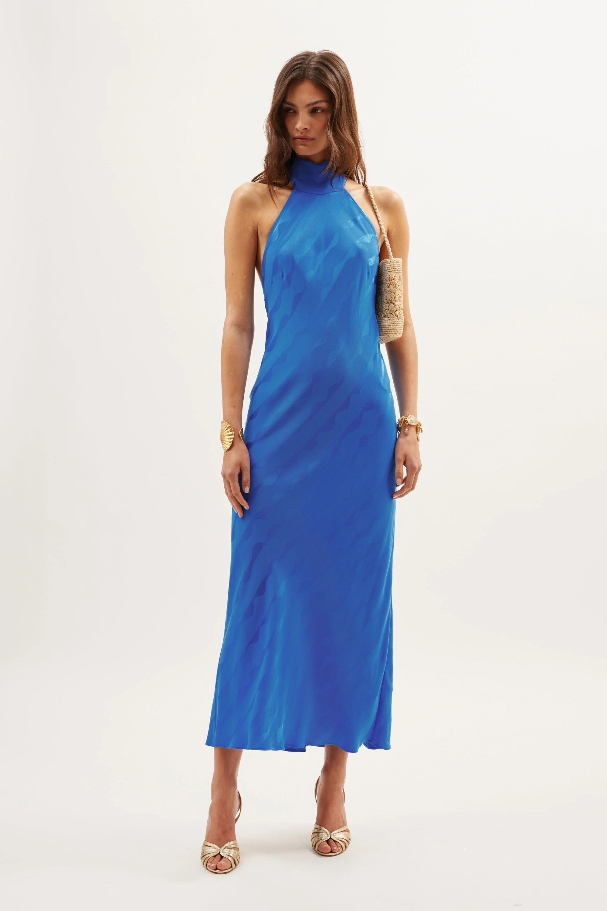 Maura - Wave Jacquard Blue