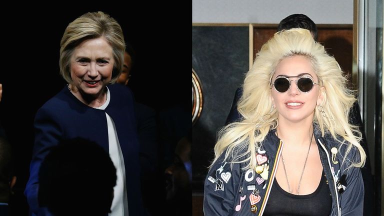 Hillary Clinton & Lady Gaga