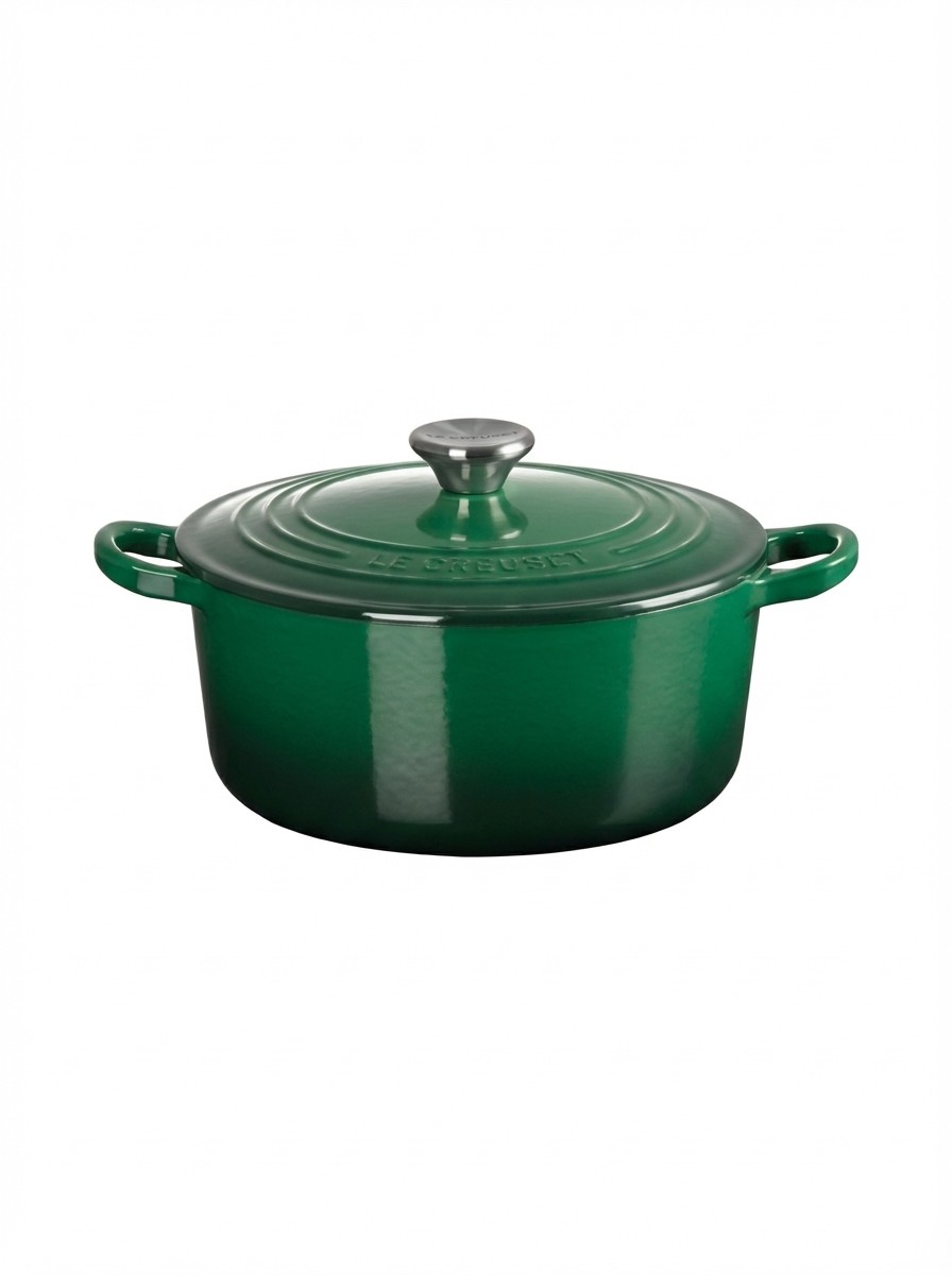 Cast Iron Classic Round Casserole with Stainless Steel Knob