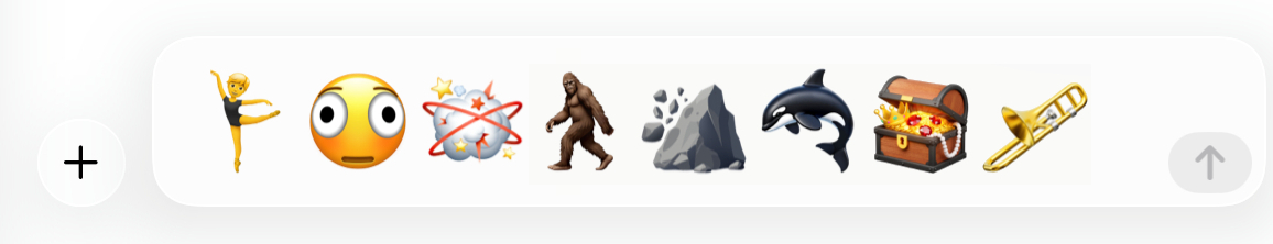 The eight new emoji in iOS 26.4