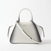Spazzolato-leather small top-handle bag, £2,900 | Prada