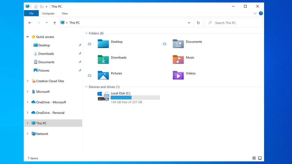 Microsoft new Windows 10 test icons