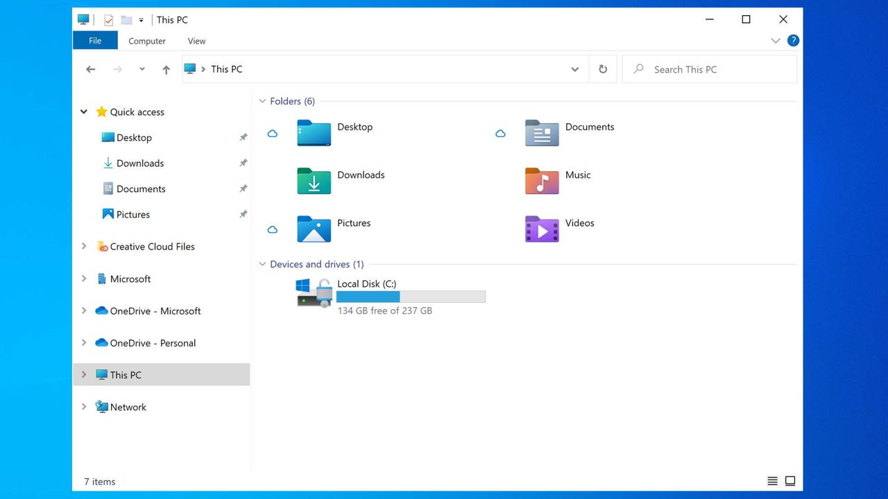 Microsoft new Windows 10 test icons