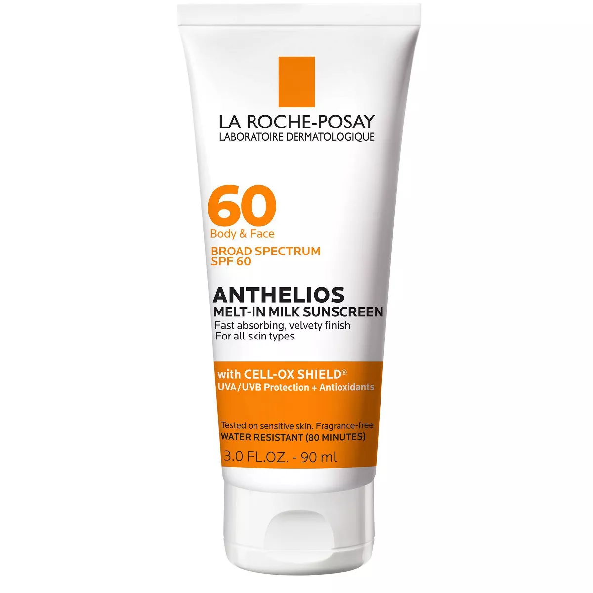 La Roche Posay Anthelios Sunscreen Melt-In-Milk Lotion Face and Body Sunscreen - Spf 60