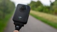 DJI Osmo 360 with rain falling