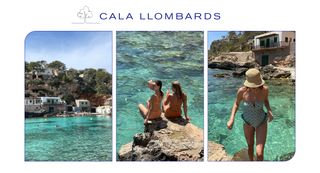 a collage of images featuring the best dining, hotels, shopping, and beaches on Mallorca for a travel guide to the island