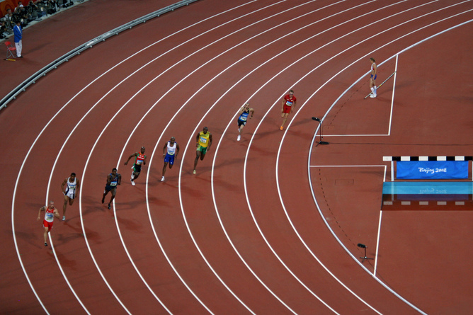And they’re off.