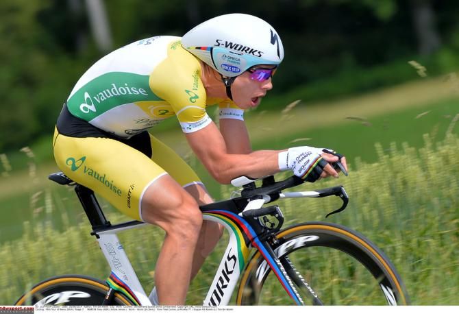 The effort is etched on Tony Martin's face