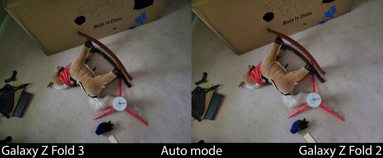 Camera Compare Z Fold 3 Fold 2 Auto