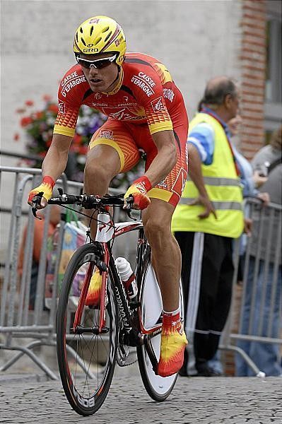 Luis Leon Sanchez Gil (Caisse d'Epargne) the current Spanish TT champion.
