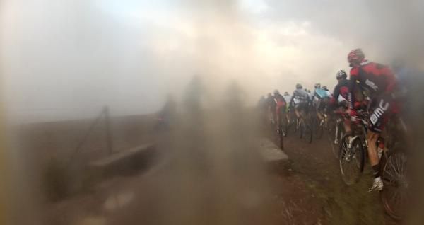 The pack was all covered in mud and sand