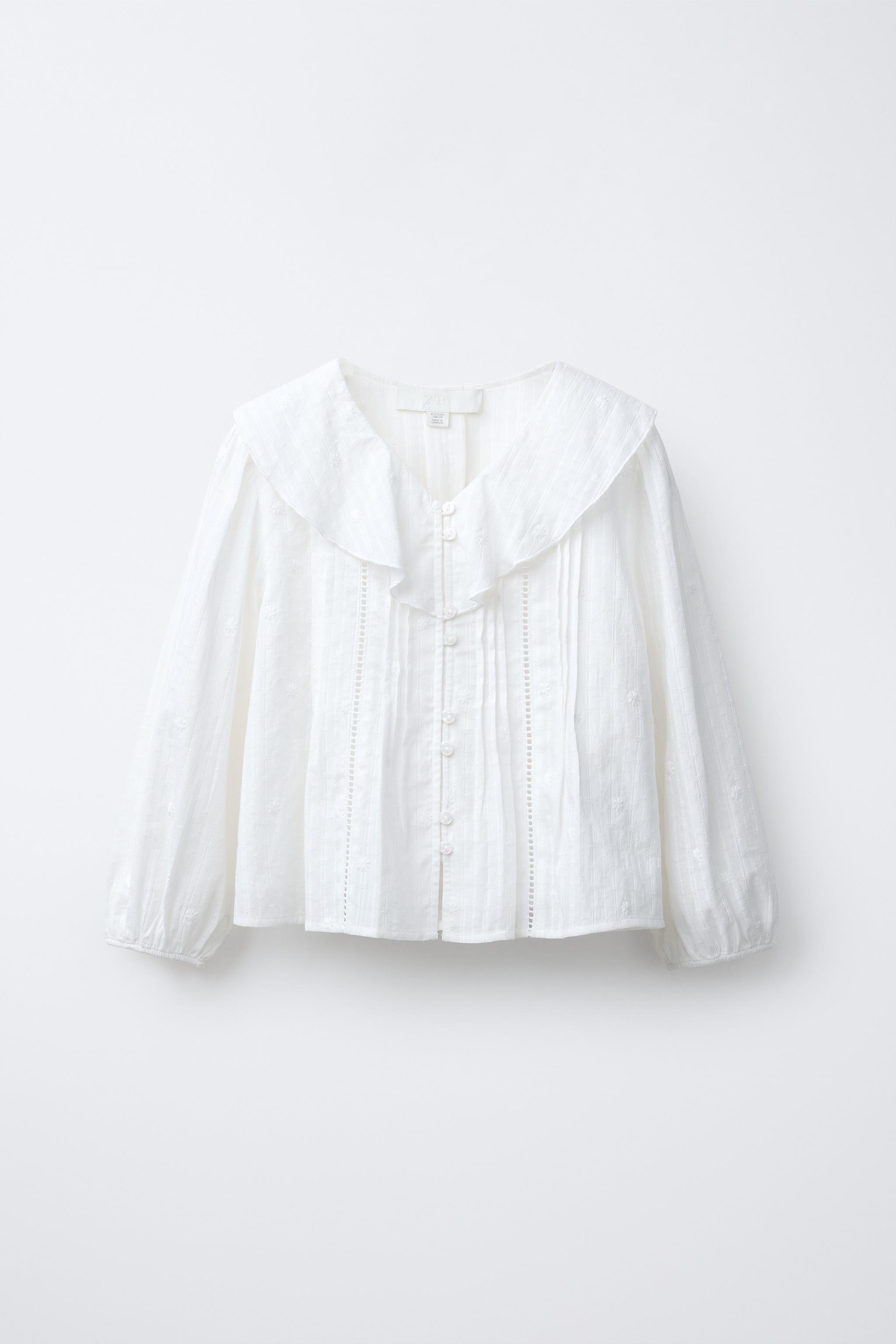 Embroidered Floral Romantic Shirt