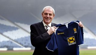 Walter Smith after becoming Scotland manager