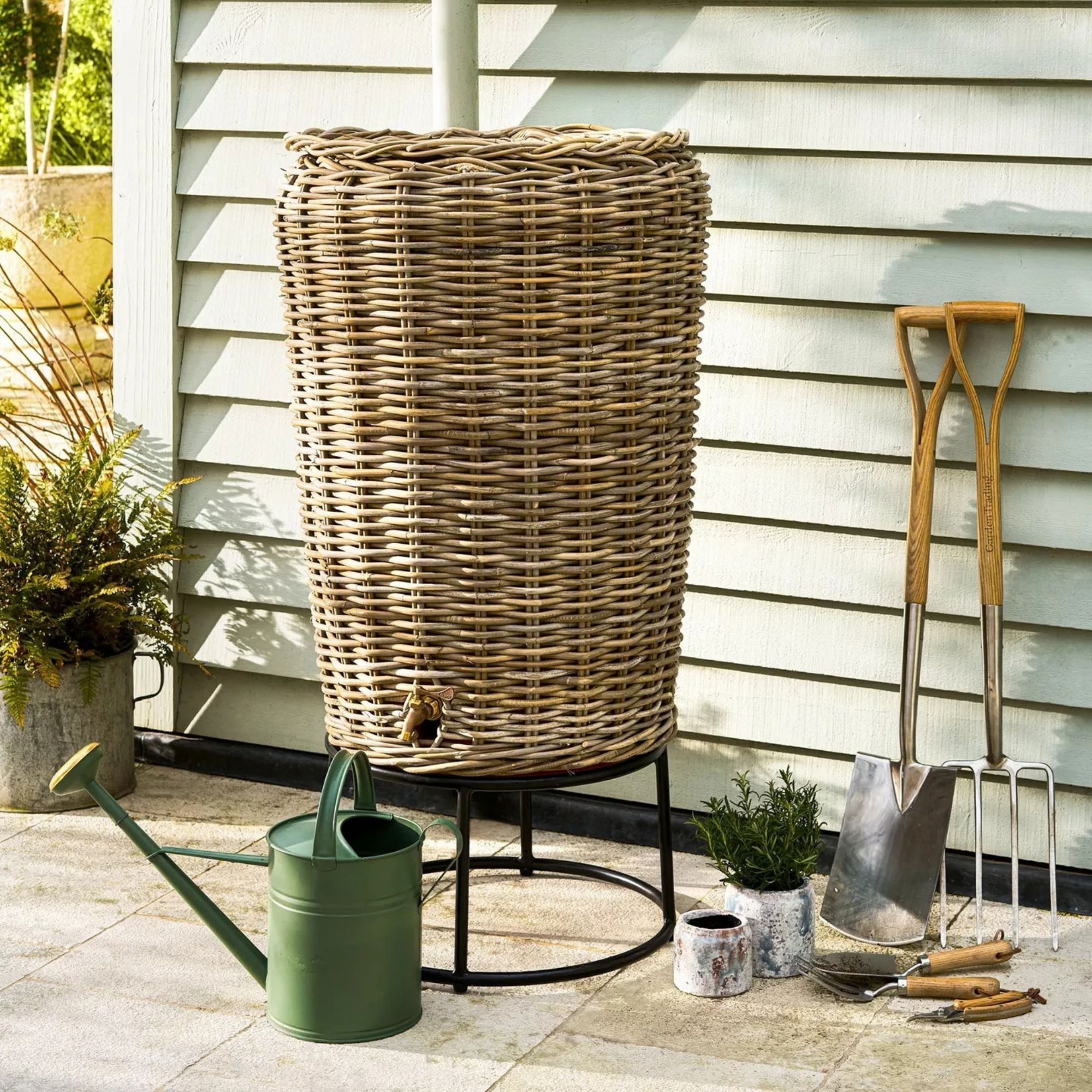 Garden Trading Kingscote Rattan Water Butt, 200L