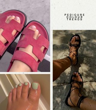 PEDICURE COLOUR TRENDS 2024