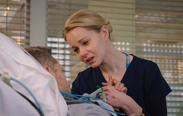 Evan STABBED in Holby City tonight: 'Chloe's concerned he might die ...